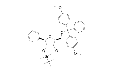 5'-O-(4,4'-DIMETHOXYTRITYL)-2'-O-TERT.-BUTYLDIMETHYLSILYL-1'-DEOXY-1'-PHENYL-BETA-D-RIBOFURANOSE