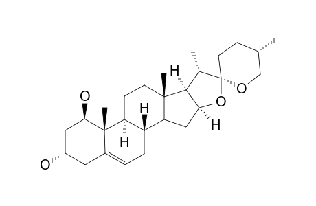 3-EPIRUSCOGENIN;(25R)-SPIROST-5-EN-1-BETA,3-ALPHA-DIOL