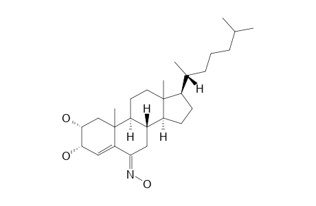 2-ALPHA,3-ALPHA-DIHYDROXY-6-(E)-HYDROXIMINO-CHOLEST-4-ENE