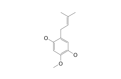 1,4-DIHYDROXY-2-METHOXY-5-(3-METHYL-2-BUTEN-1-YL)-BENZENE