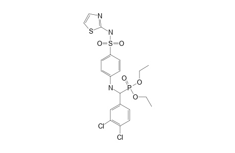 DIETHYL-(3,4-DICHLOROPHENYL)-[4-(N-THIAZOL-2-YL-SULFAMOYL)-PHENYLAMINO]-METHYL-PHOSPHONATE