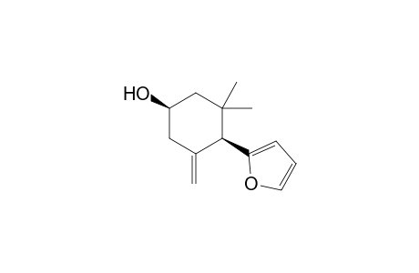 (1S,4R)-4-(2-furanyl)-3,3-dimethyl-5-methylene-1-cyclohexanol