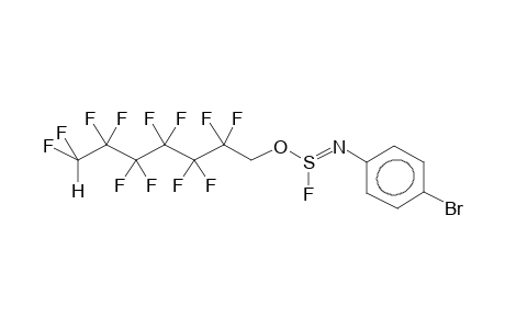 O-(1,1,7-TRIHYDROPERFLUOROHEPTYL)-N-PARA-BROMOPHENYLIMINOSULPHUROUSACID, FLUOROANHYDRIDE