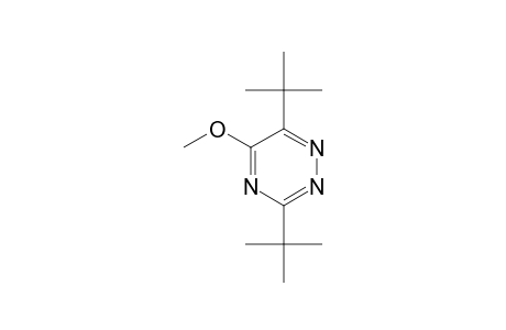 3,6-DI-TERT.-BUTYL-5-METHOXY-1,2,4-TRIAZINE