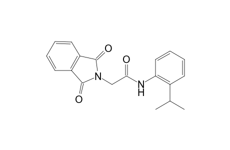 2-(1,3-dioxo-1,3-dihydro-2H-isoindol-2-yl)-N-(2-isopropylphenyl)acetamide