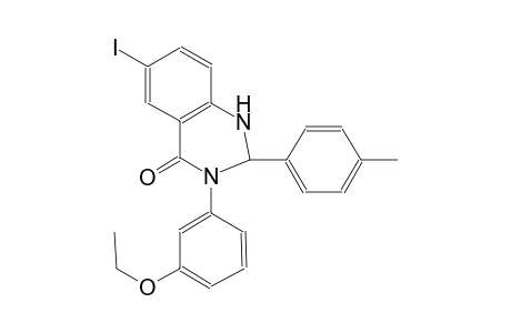 3-(3-ethoxyphenyl)-6-iodo-2-(4-methylphenyl)-2,3-dihydro-4(1H)-quinazolinone