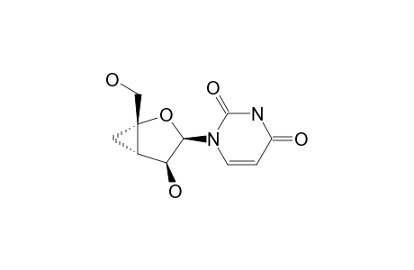 1-[(1S,3R,4S,5S)-4-HYDROXY-1-(HYDROXYMETHYL)-2-OXABICYCLO-[3.1.0]-HEX-3-YL]-2,4(1H,3H)-PYRIMIDINEDIONE