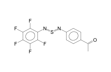 N-PENTAFLUOROPHENYL-N'-PARA-ACETYLPHENYLTHIODIIMIDE