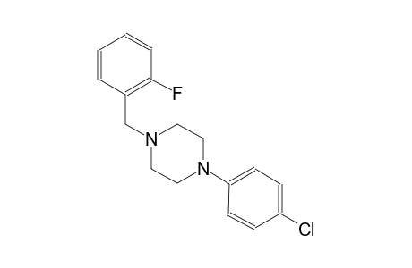 piperazine, 1-(4-chlorophenyl)-4-[(2-fluorophenyl)methyl]-