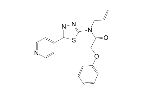 Acetamide, N-allyl-2-phenoxy-N-(5-pyridin-4-yl-[1,3,4]thiadiazol-2-yl)-