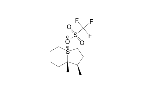 EXO-CIS-6,7-DIMETHYL-1-THIONIABICYCLO-[4.3.0]-NONANE-TRIFLUOROMETHANESULFONATE