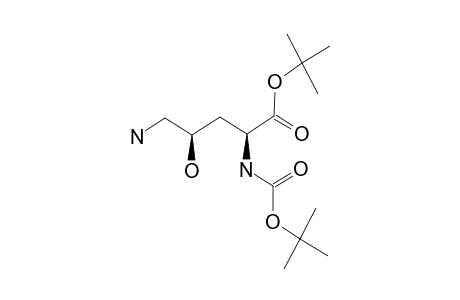 TERT.-BUTYL-(2S,4R)-N-(ALPHA)-(TERT.-BUTOXYCARBONYL)-4-HYDROXYORNITHINATE