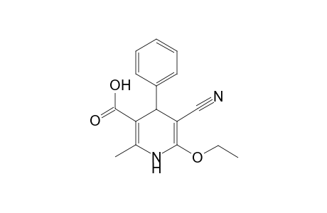 1,4-Dihydro-pyridine-3-carboxylic acid, 5-cyano-6-ethoxy-2-methyl-4-phenyl-