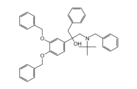 alpha-[(BENZYL-tert-BUTYLAMINO)METHYL]-alpha-[3,4-BIS(BENZYLOXY)PHENYL]PHENETHYL ALCOHOL