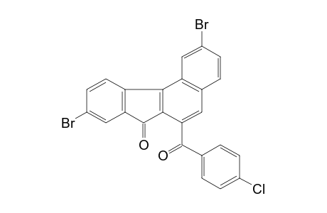 6-(p-CHLOROBENZOYL)-2,9-DIBROMO-7H-BENZO[c]FLUORENE-7-ONE