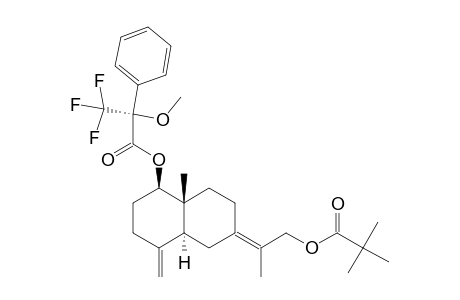 (+)-PIVALOYL-(2S)-[(2-METHOXY-2-TRIFLUORO)-PHENYL-ACETIC-ACID]-COMOSOL;(S)-MTPAESTER