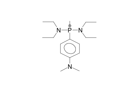 N,N,N',N'-TETRAETHYL(PARA-DIMETHYLAMINOPHENYL)METHYLDIAMINOPHOSPHONIUMCATION