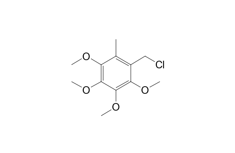 1-(chloromethyl)-2,3,4,5-tetramethoxy-6-methyl-benzene