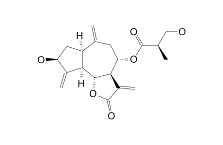 #4;DEACYL-CYNAROPICRIN-8-O-[(S)-3-HYDROXY-2-MRTHYLPROPIONATE];3-BETA-HYDROXY-8-ALPHA-[(S)-3-HYDROXY-2-MRTHYLPROPIONYLOXY]-GUAIA-4(15),10(14),11(13)-TRIE