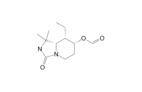 4-(FORMYLOXY)-5-ETHOXY-7,7-DIMETHYL-1,8-DIAZABICYCLO-[4.3.0]-NONAN-9-ONE;ISOMER-#3