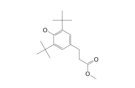 3-(3,5-ditert-butyl-4-hydroxy-phenyl)propionic acid methyl ester