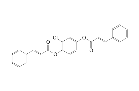 2-chloro-4-{[(2E)-3-phenyl-2-propenoyl]oxy}phenyl (2E)-3-phenyl-2-propenoate