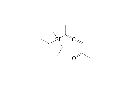 5-TRIETHYLSILYLHEXA-3,4-DIEN-2-ONE