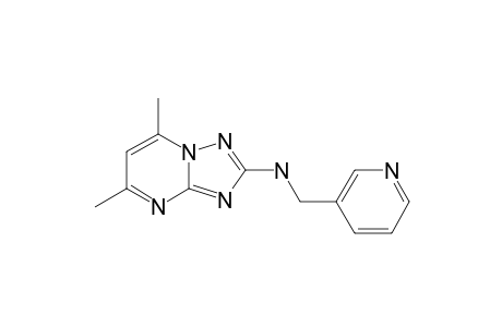 5,7-DIMETHYL-2-(PYRIDIN-3-YL-METHYLAMINO)-1,2,4-TRIAZOLO-[1.5-A]-PYRIMIDINE