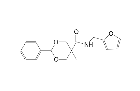 N-(2-furylmethyl)-5-methyl-2-phenyl-1,3-dioxane-5-carboxamide