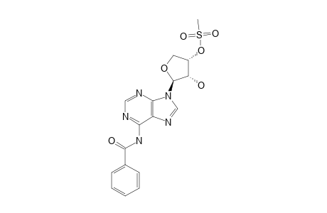 N(6)-BENZOYL-9-[3'-O-(METHYLSULFONYL)-BETA-D-ERYTHRO-FURANOSYL]-ADENINE