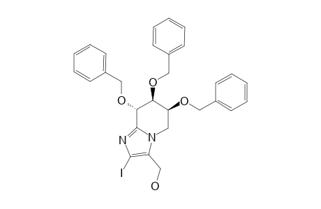 [(6S,7S,8S)-6,7,8-TRIS-(BENZYLOXY)-2-IODO-5,6,7,8-TETRAHYDROIMIDAZO-[1,2-A]-PYRIDIN-3-YL]-METHANOL