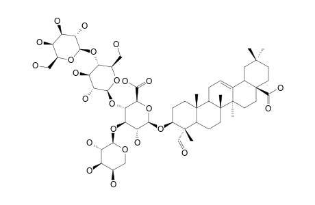 3-O-BETA-[GALACTOPYRANOSYL-(1->4)-GLUCOPYRANOSYL-(1->4)-[ARABINOPYRANOSYL-(1->3)]-GLUCURONOPYRANOSYL]-GYPSOGENIN