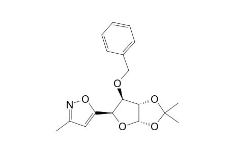 5-(3-O-BENZYL-1,2-O-ISOPROPYLIDENE-ALPHA-D-XYLO-FURANOS-4-YL)-3-METHYLISOXAZOLE