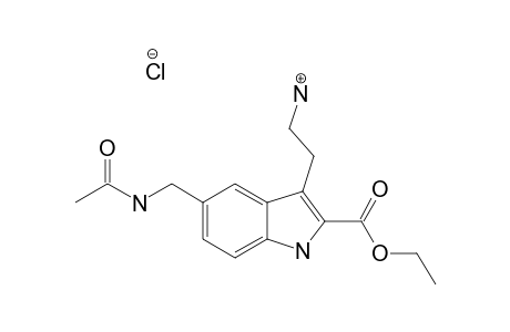 5-ACETYLAMINOMETHYL-3-(2-AMINOETHYL)-1H-INDOLE-2-CARBOXYLIC-ACID-ETHYLESTER-HYDROCHLORIDE