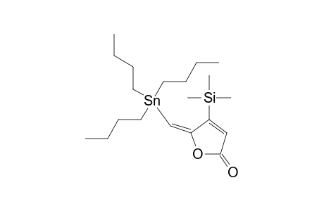 (E)-5-TRIBUTYLSTANNYLMETHYLIDENE-4-TRIMETHYLSILYL-5H-FURAN-2-ONE