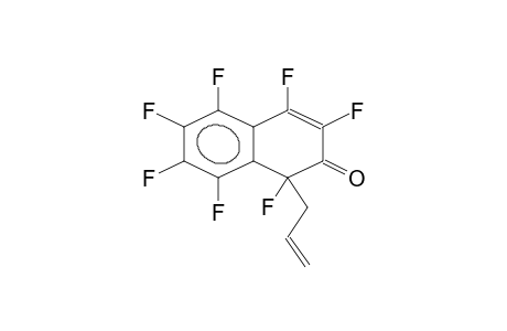 1,3,4,5,6,7,8-HEPTAFLUORO-1-(PROP-2-ENYL)NAPHTHALEN-2-ONE