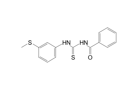 1-benzoyl-3-[m-(methylthio)phenyl]-2-thiourea