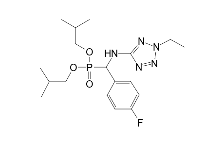 Diisobutyl [(2-ethyl-2H-tetraazol-5-yl)amino](4-fluorophenyl)methylphosphonate