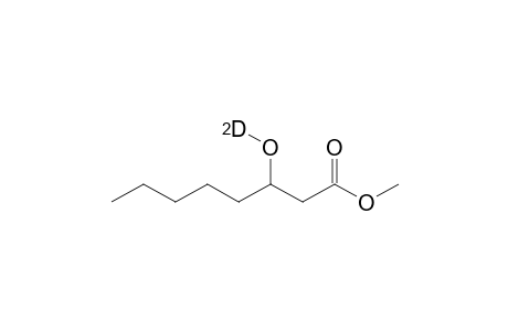 Methyl 3-deuteriooxyoctanoate