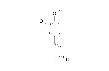 4-(3'-HYDROXY-4'-METHOXYPHENYL)-3-BUTEN-2-ONE