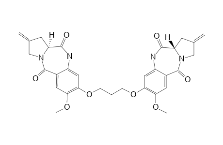 1,1'-[[(PROPANE-1,3-DIYL)-DIOXY]-BIS-(11A-S)-7-METHOXY-2-METHYLIDENE-1,2,3,10,11,11A-HEXAHYDRO-5H-PYRROLO-[2,1-C]-[1,4]-BENZODIAZEPIN-5,11-DIONE]