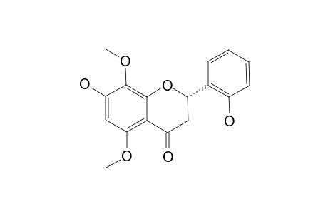 (2S)-2',7-DIHYDROXY-5,8-DIMETHOXY-FLAVANONE