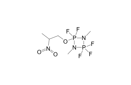 1,3,2,4-Diazadiphosphetidine, 2,2,2,4,4-pentafluoro-2,2,4,4-tetrahydro-1,3-dimethyl-4-(2-nitropropo xy)-