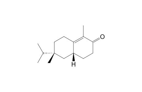 (4A-BETA-H)-4,4A,5,6,7,8-HEXAHYDRO-1,6-DIMETHYL-6-ALPHA-(1-METHYLETHYL)-NAPHTHALEN-2(3H)-ONE