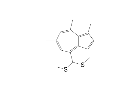 4-[bis(Methylthio)methyl]-1,6,8-trimethylazulene