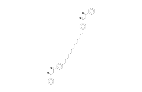 3-Hydroxy-3-(4-(13-[4-(1-hydroxy-3-oxo-3-phenyl-propenyl)-phenyl]-tridecyl)-phenyl)-1-phenyl-prop-2-en-1-one