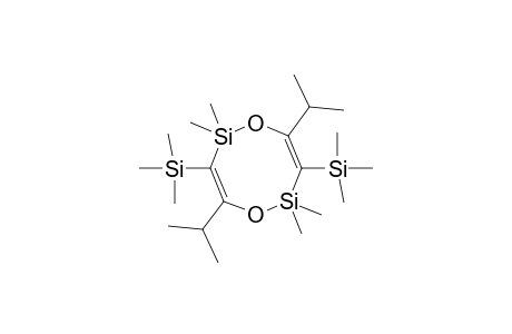 4,8-DIISOPROPYL-2,2,6,6-TETRAMETHYL-3,7-BIS-(TRIMETHYLSILYL)-1,5-DIOXA-2,6-DISILA-3,7-CYCLOOCTADIENE