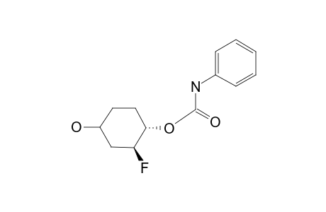 (1S,2S,4R)-(+)-2-Fluoro-4-hydroxycyclohexyl N-phenylcarbamate