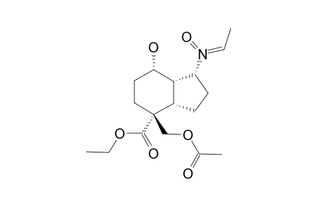 (1S*,2S*,5R*,6S*,9R*)-N-(5-ACETOXYMETHYL-5-ETHOXYCARBONYL-2-HYDROXY-BICYCLO-[4.3.0]-NONAN-9-YL)-ETHYLIDENEAMINE-N-OXIDE