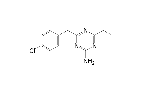 2-amino-4-(p-chlorobenzyl)-6-ethyl-s-triazine